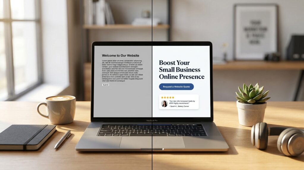 small website changes that improve website conversions